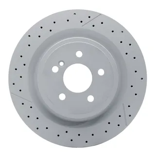 R1 Concepts PCP-63101 Hi-Carbon Alloy GEOMET Coated Rotor - Drilled and Slotted